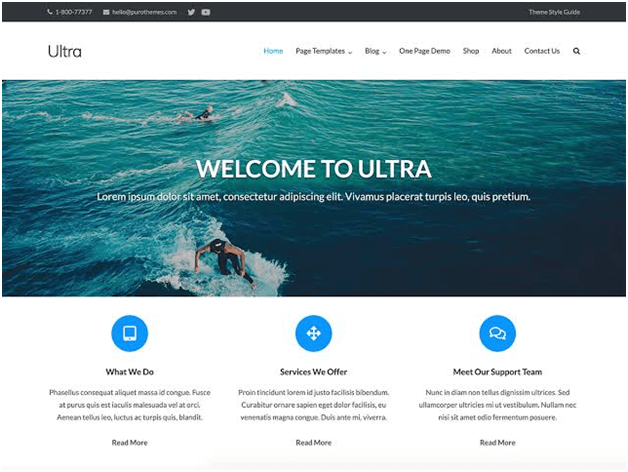 ultra responsive wordpress portfolio theme